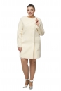 Женское пальто из текстиля без воротника 8003267