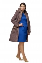 Женское пальто из текстиля с капюшоном 8009963-3