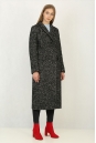 Женское пальто из текстиля с воротником 8011714