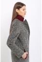 Женское пальто из текстиля с воротником 8011802-3