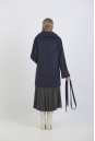 Женское пальто из текстиля с воротником 8011804-2
