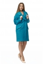Женское пальто из текстиля с воротником 8011846