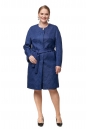 Женское пальто из текстиля без воротника 8012078-2