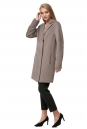Женское пальто из текстиля с воротником 8012263