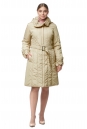 Женское пальто из текстиля с капюшоном 8012443