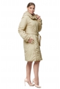 Женское пальто из текстиля с капюшоном 8012443-2