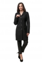 Женское пальто из текстиля с воротником 8012515
