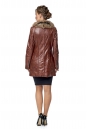 Женская кожаная куртка из натуральной кожи с воротником, отделка блюфрост 8014677-3