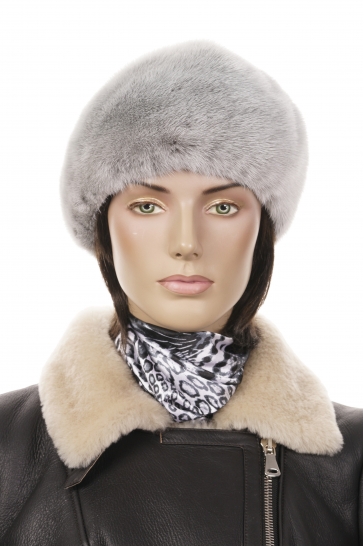 Шапка женская из норки