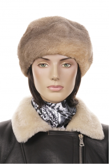 Шапка женская из норки