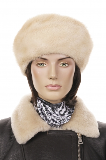 Шапка женская из норки