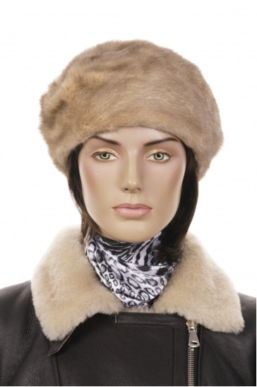 Шапка женская из норки