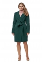 Женское пальто из текстиля с воротником 8016021