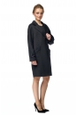 Женское пальто из текстиля с воротником 8016356