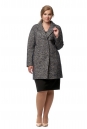 Женское пальто из текстиля с воротником 8016733