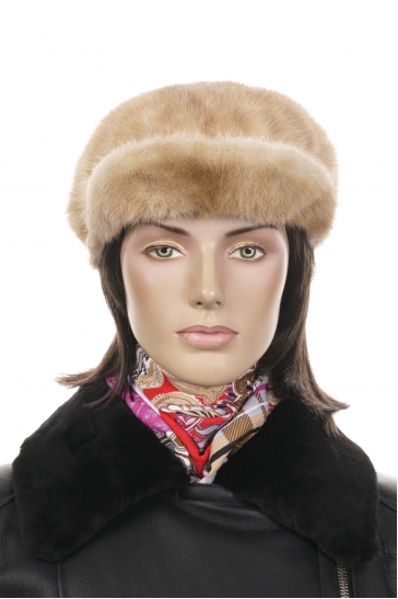 Шапка женская из норки