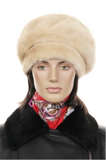 Шапка женская из норки