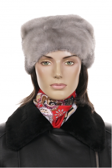 Шапка женская из норки