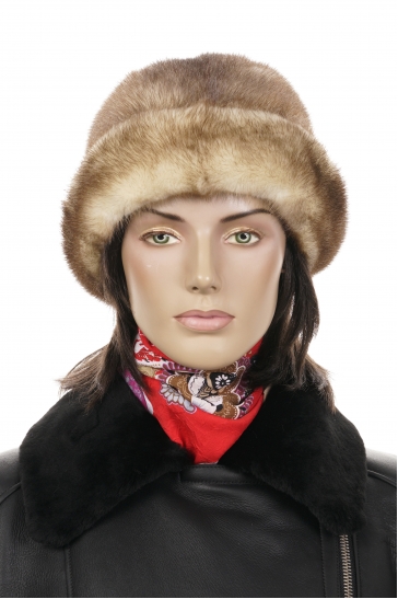 Шапка женская из норки
