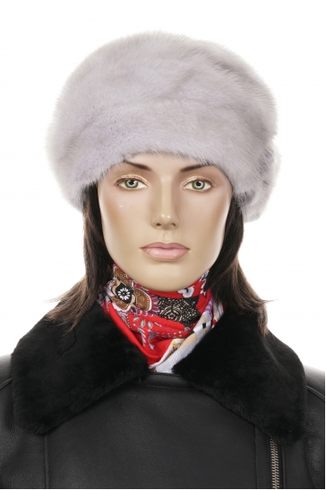 Шапка женская из норки