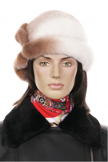 Шапка женская из норки