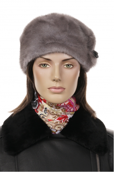 Шапка женская из норки