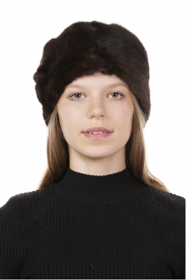 Шапка женская из норки
