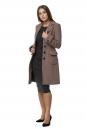 Женское пальто из текстиля с воротником 8018990-2