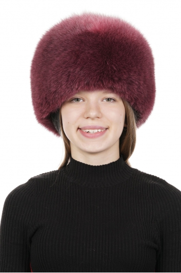 Шапка женская из песца