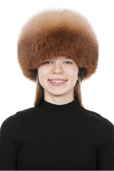 Шапка женская из песца