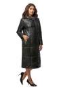 Женское кожаное пальто из натуральной кожи с капюшоном 8019370