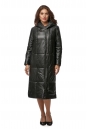 Женское кожаное пальто из натуральной кожи с капюшоном 8019370-2