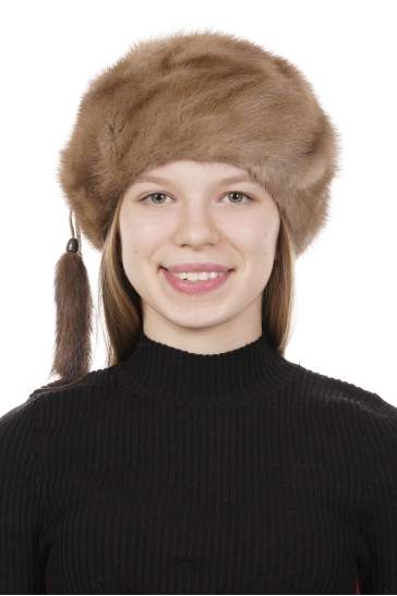 Шапка женская из норки