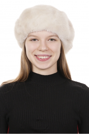Шапка женская из норки