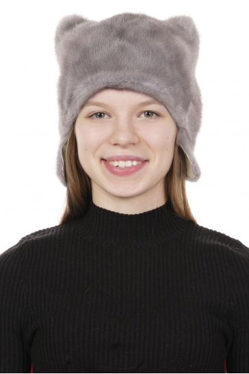 Шапка женская из норки